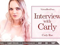 Carly Rae  Miguel Zayas in Interview with Carly - VirtualRealPorn
